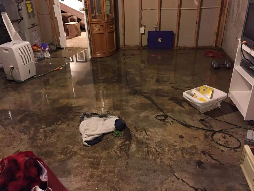 Restoration equipment on a Boise job