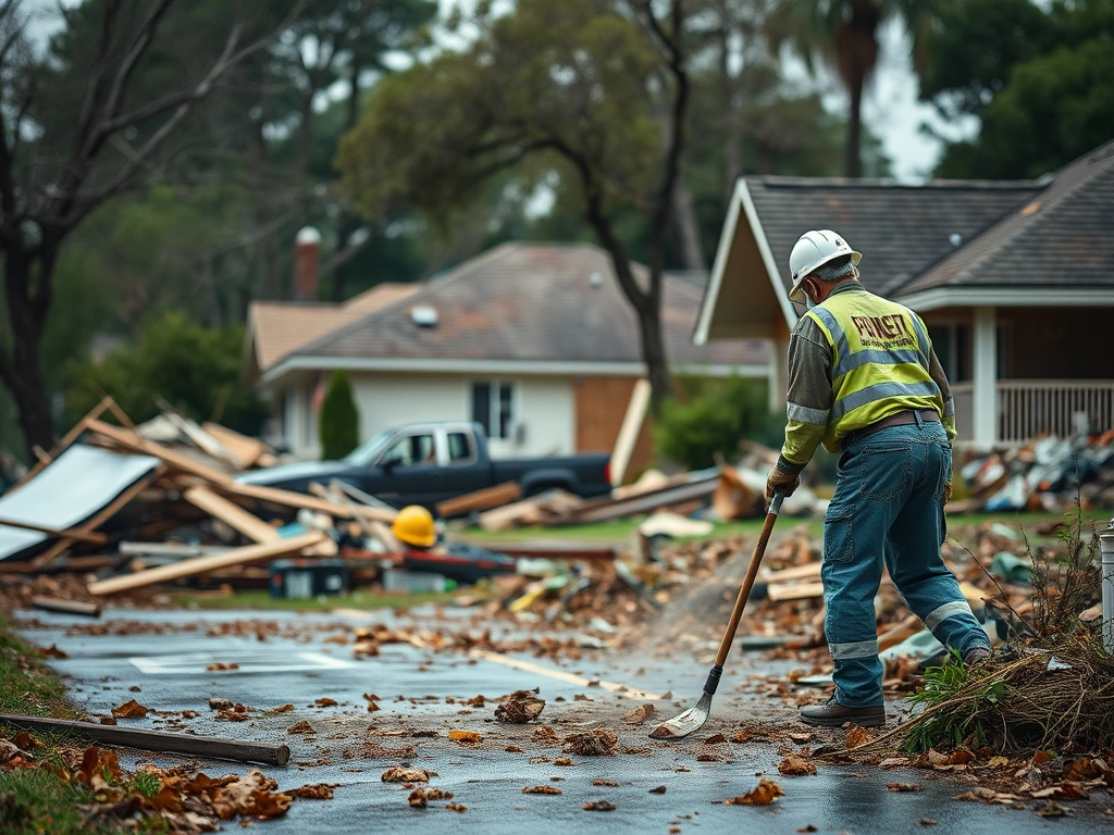 Storm and Natural Disaster Damage Cleanup