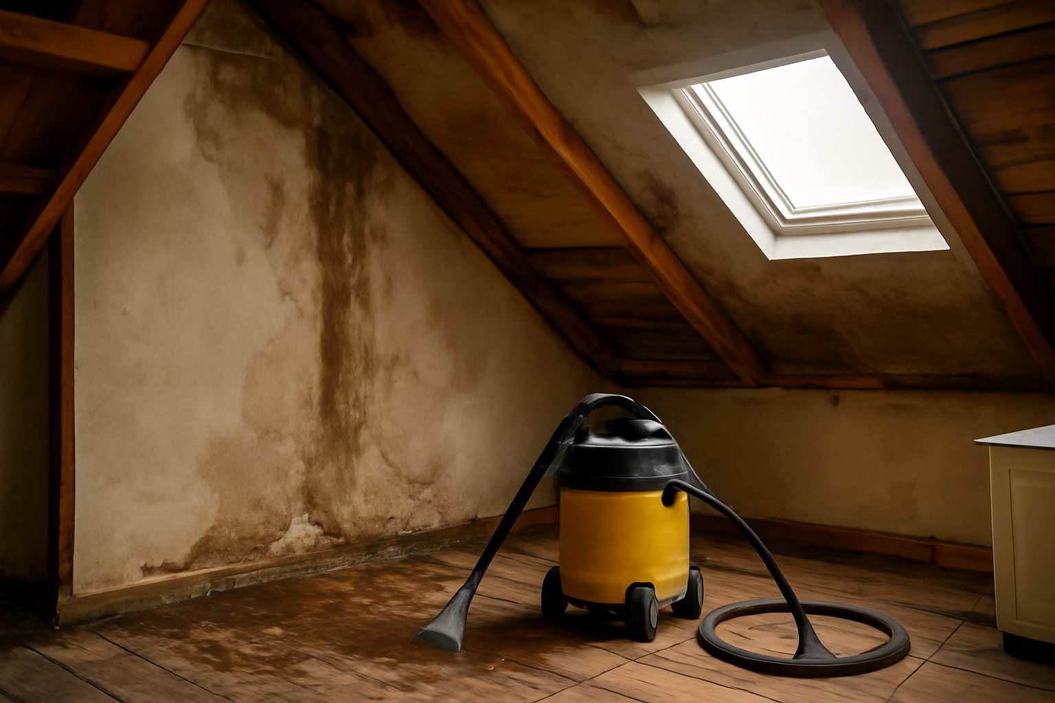 Attic Water Extraction in McCall, ID