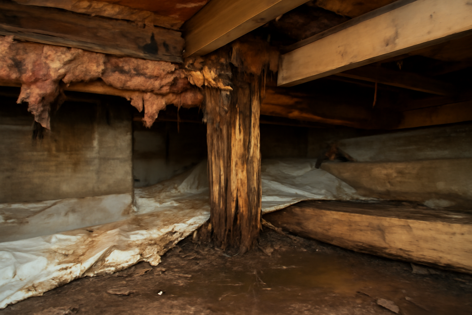 Crawl Space Water Damage Repair in Steamboat Rock, ID