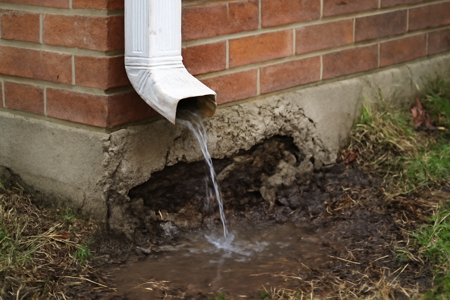 Downspout Failure Water Removal in Garden Valley, ID